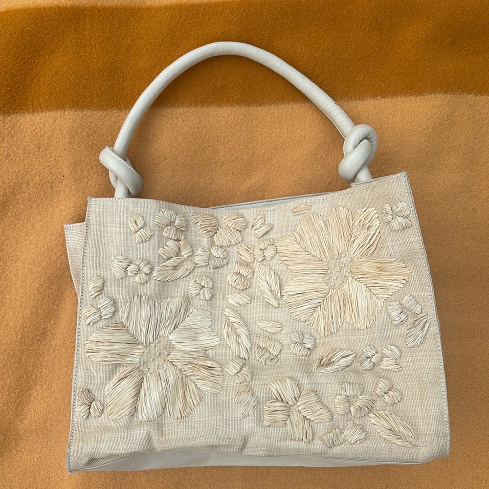 COPY - Cult Gaia raffia large tote